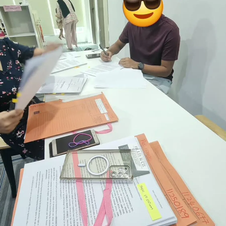 Serahan kunci hartanah di Ipoh, identiti klien dilindungi 6