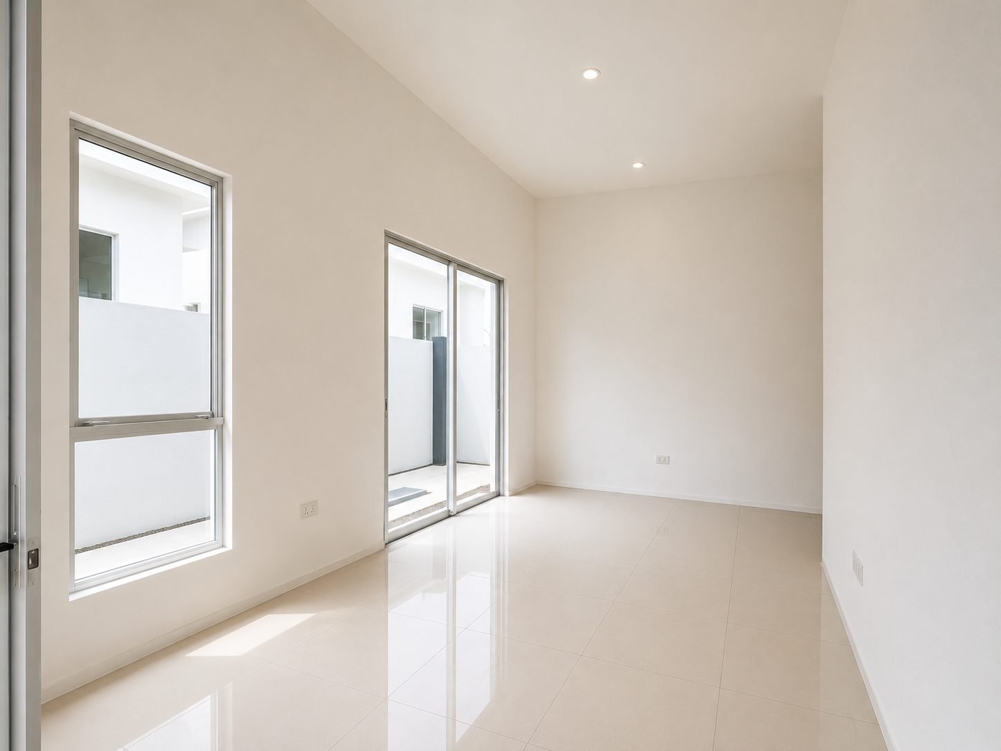 Living area opening to the car porch, Desa Chemor Impian Phase 1