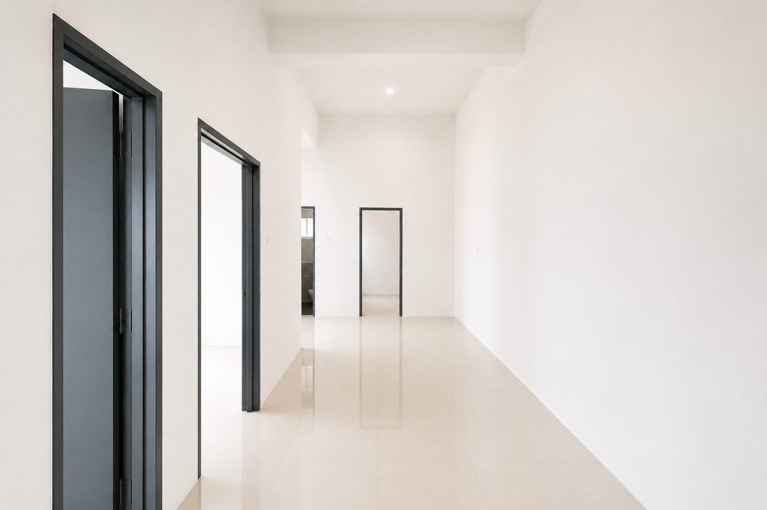 Bedroom hallway of the Semi-D Cluster, Desa Chemor Impian Phase 1