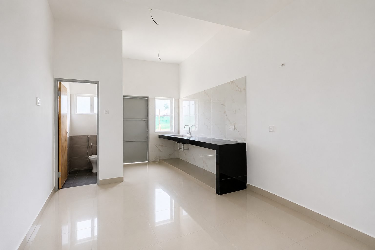 Kitchen looking through to the bathroom, Desa Chemor Impian Phase 2