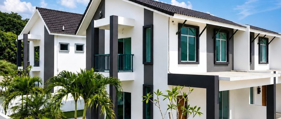 Rumah teres kluster dua tingkat yang siap di Desa Park Chemor, Ipoh