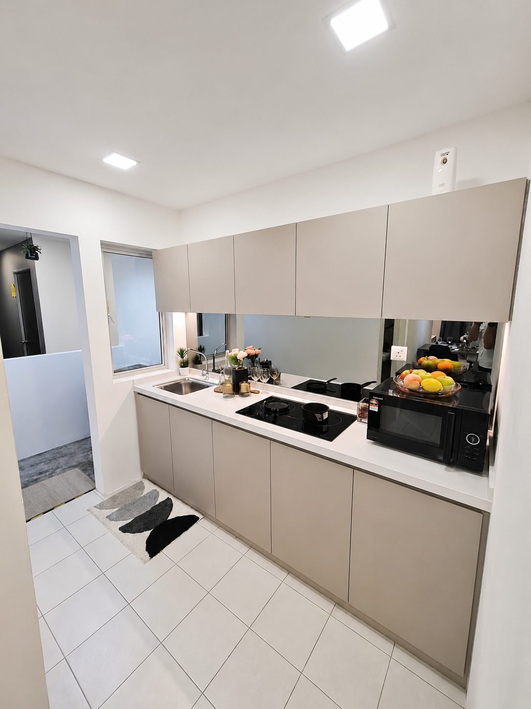 Kitchen in the Type B show unit at Residensi Jati De Meru, Ipoh