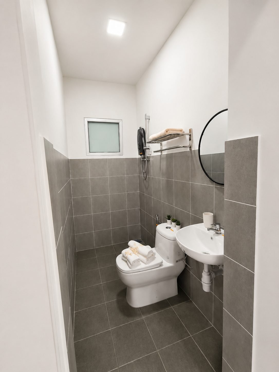Bathroom in the Type C show unit at Residensi Jati De Meru, Ipoh