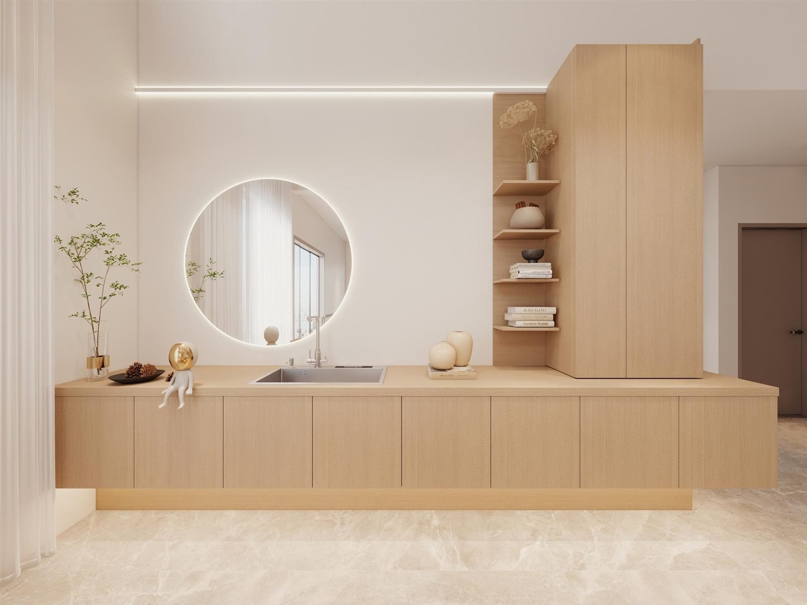 Cluster Semi-D (Single-Storey) — Dry kitchen