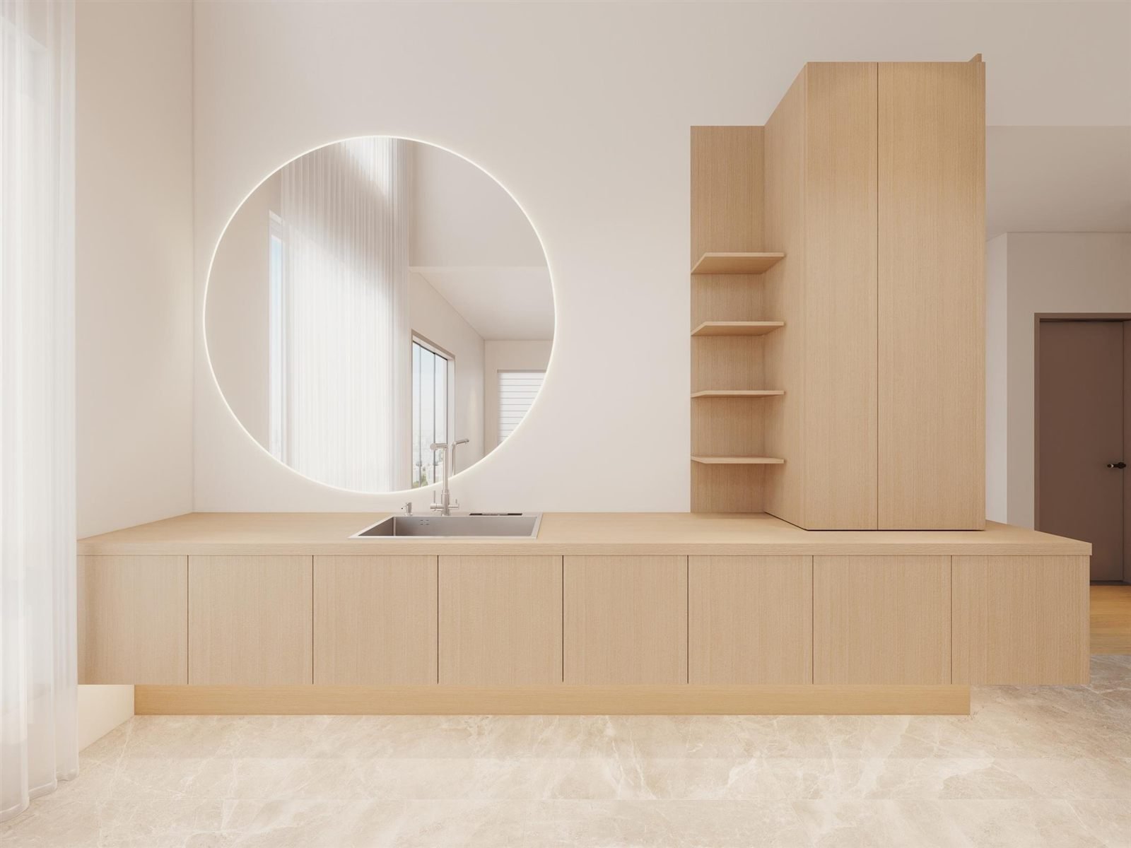 Semi-D (1.5-Storey) — Dry kitchen