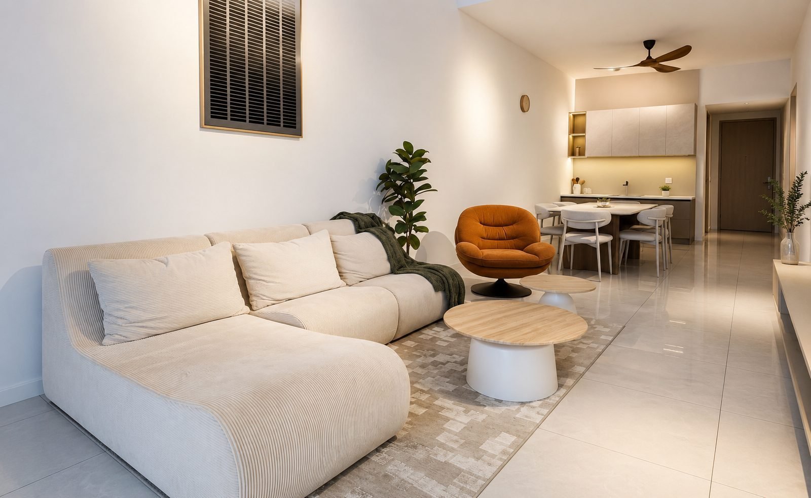 The Modern Terrace — Living and dining