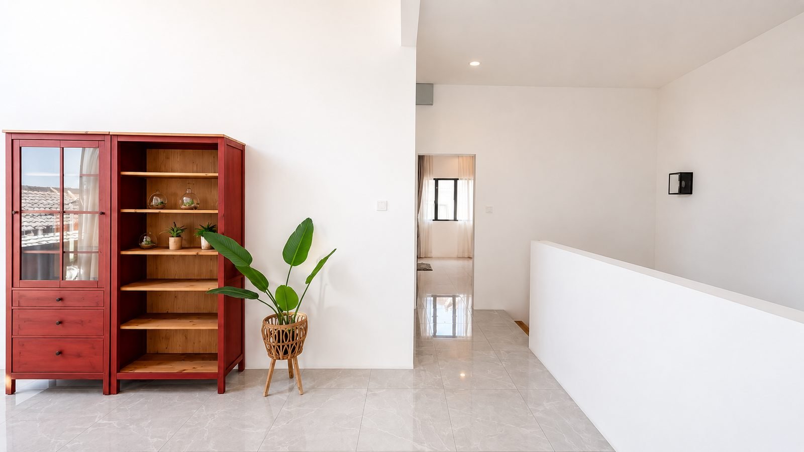 First-floor family area beside the void, Pulai Heights semi-detached