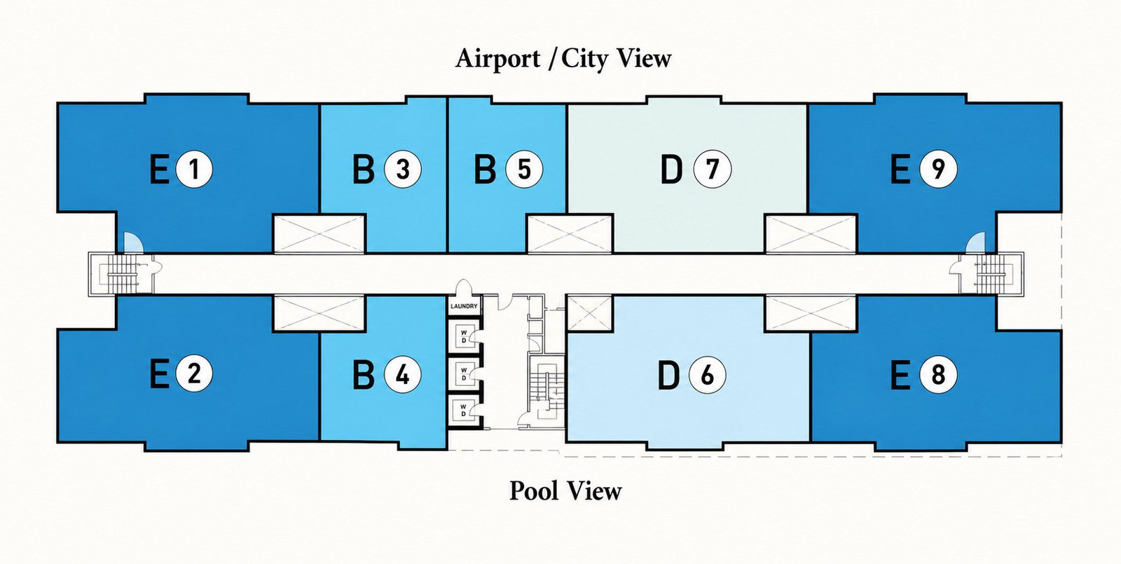 Top floor layout plan, level 26, Santorini @ Botani Ipoh