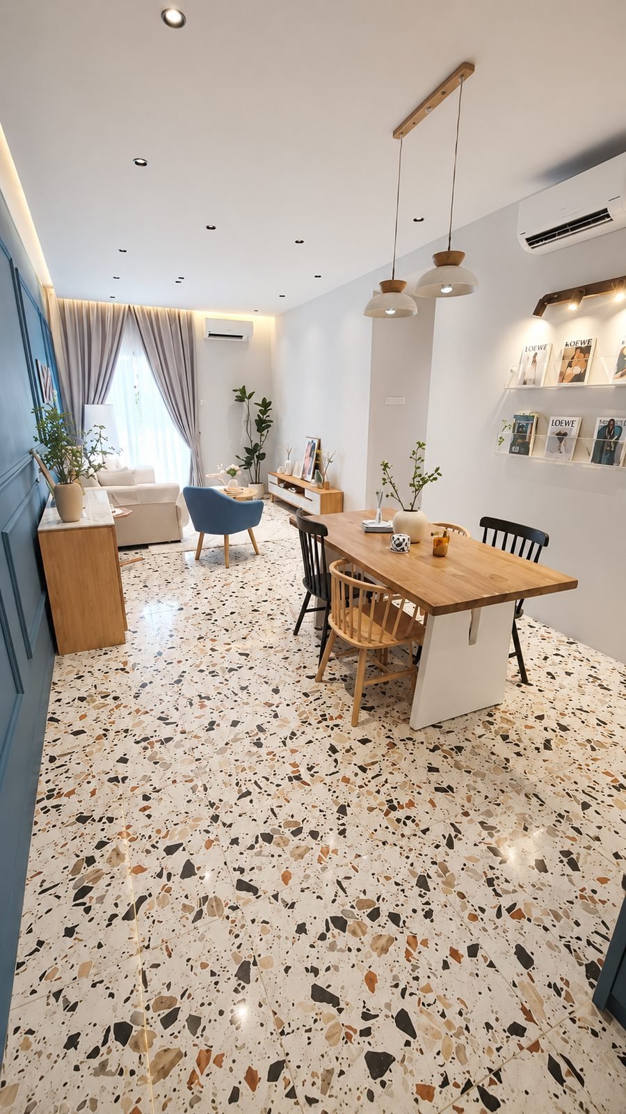 Living area of the Type A show unit at Santorini @ Botani, Ipoh