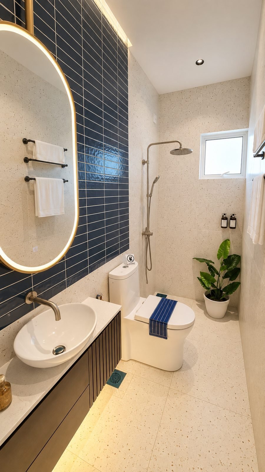 Second bathroom in the Type A show unit at Santorini @ Botani, Ipoh