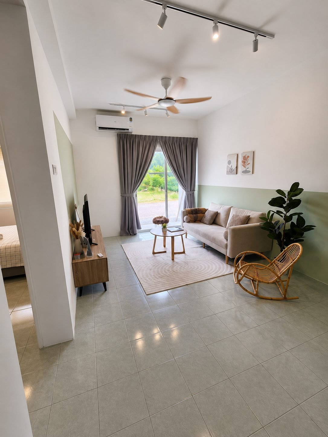 Living area in the Type C show unit at Santorini @ Botani, Ipoh