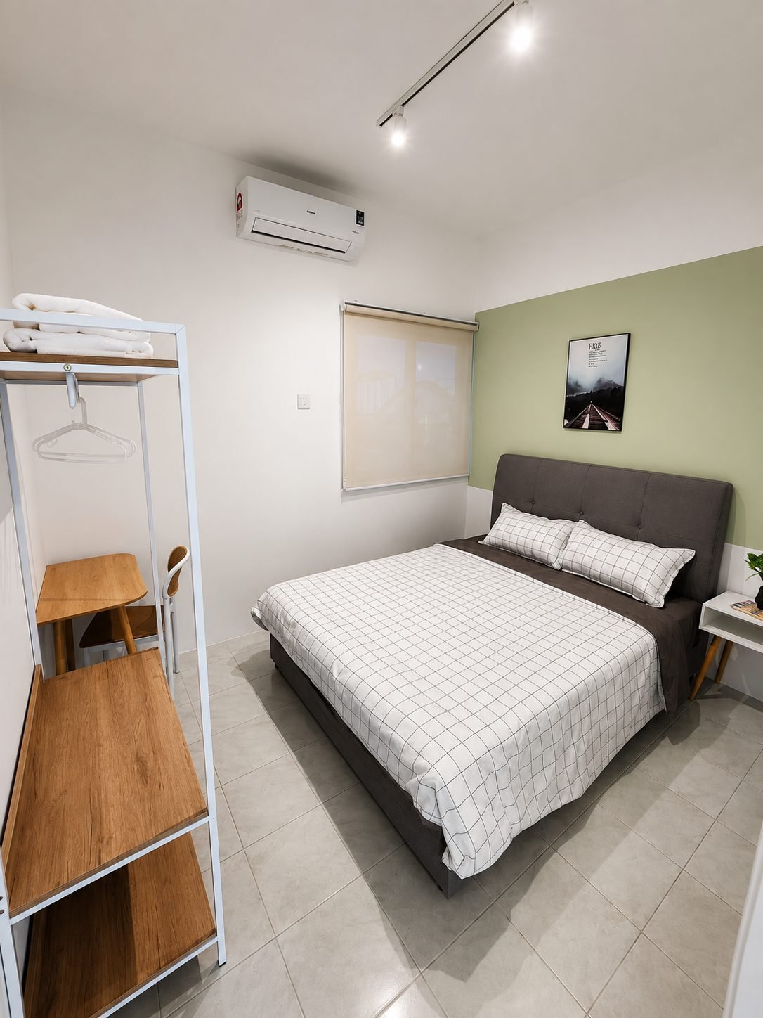 Master bedroom in the Type C show unit at Santorini @ Botani, Ipoh