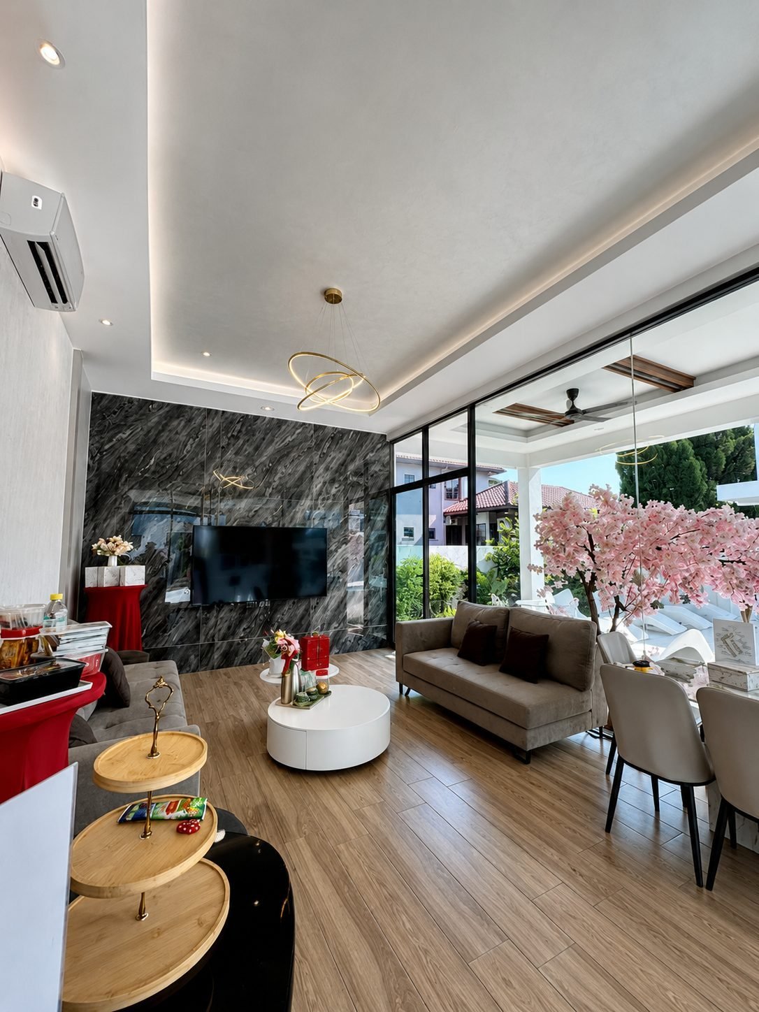 Clubhouse lounge interior at Thompson Prestige, Ipoh